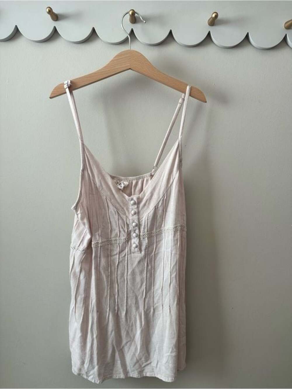POL Button Front Cami Top - Picture 2 of 3